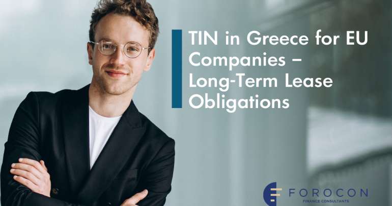 TIN in Greece for EU Companies – Long-Term Lease Obligations